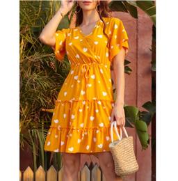 Fit and Flare Yellow Dress