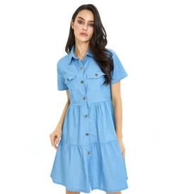 Shirt Blue Dress