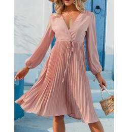 French Pleated Dress