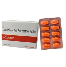 Aceclofenec And Paracetamol Tablets