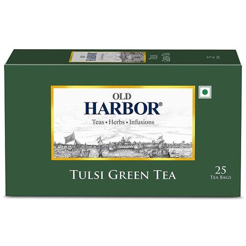 Old Harbor Green Tea 25 Tea Bags (Tulsi)