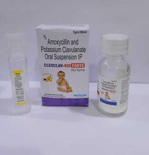 Amoxycillin 400 mg Clavulanic Acid 57 mg- Dry Syrup with Water