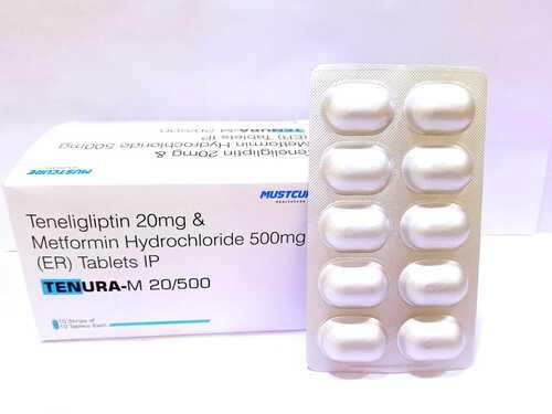Teneligliptin 20 mg Metformin 500 mg ER