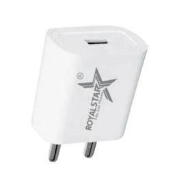 Royal Star 2.4 A Single Port Charger With Cable