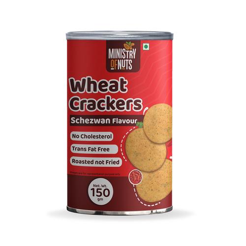 Wheat Crackers -Schezwan Flavour