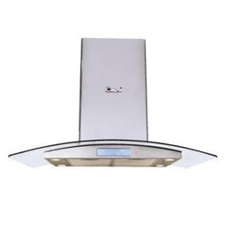 ISLAND CURVE Cassette Filter Modular Kitchen Chimney