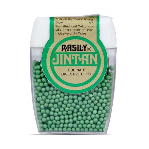Rasily Jintan Green Pudinah Digestive Pills 165g Travel Pack