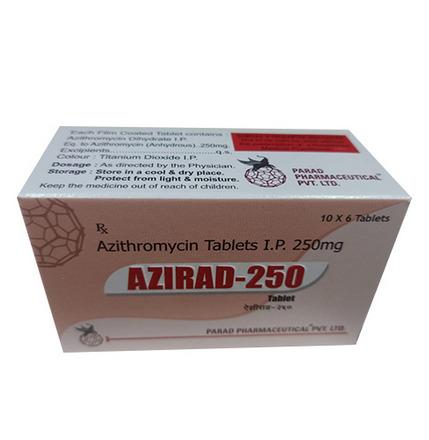 250 MG Azithromycin Tablets IP 