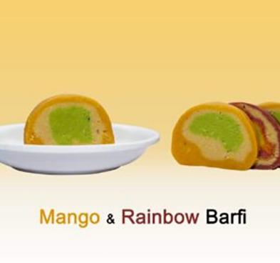 250g Mango And Rainbow Barfi