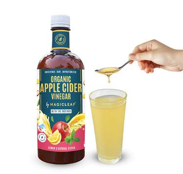 Organic Apple Vinegar With Lemon And Stevia