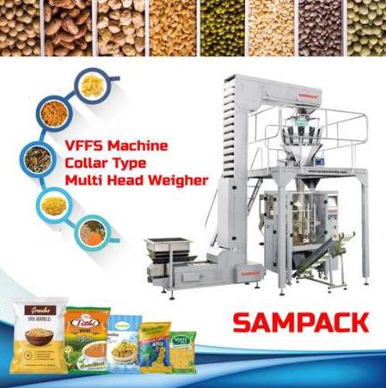 MULTI HEAD COLLAR TYPE WEIGH FILLING AND PACKING MACHINE