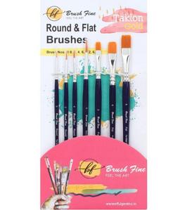 Brush Fine Synthetic Hair Mix Brush Set