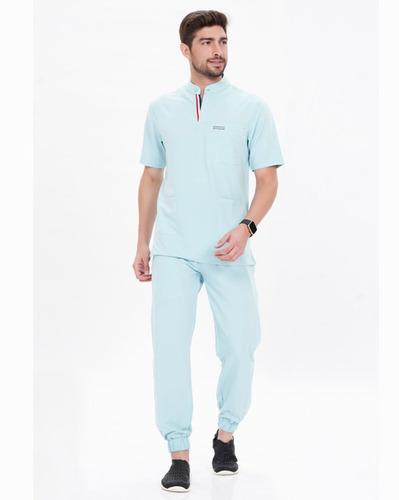 4 Way Falcon Male Polo And Joggers Mint Green