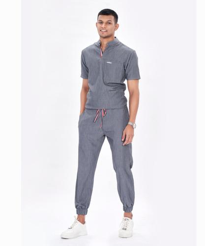 4 Way Falcon Male Polo And Joggers Charcoal Grey