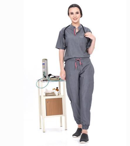 4 Way Falcon Female Polo And Joggers Charcoal Grey