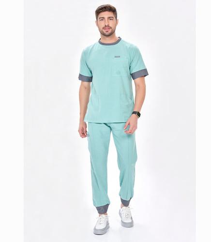 Pastel Riley T Shirts and Joggers Pistachio Green Male
