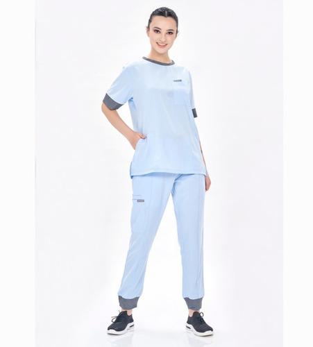 Pastel Riley T Shirts and Joggers Baby Blue Female