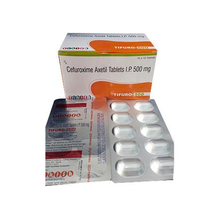  Cefuroxime Axetil Tablets IP 500mg 