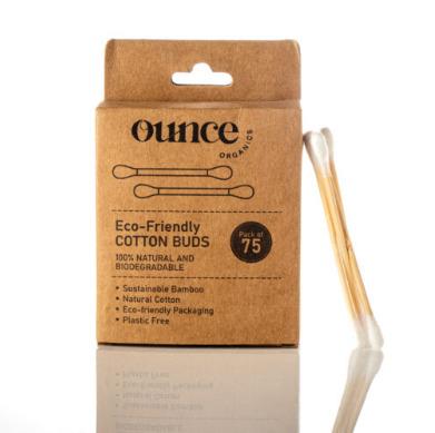 Ounce Organics - 100% Bamboo Cotton Buds