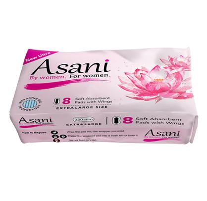 Asani Sanitary Napkins 320 mm - Extra Large Size