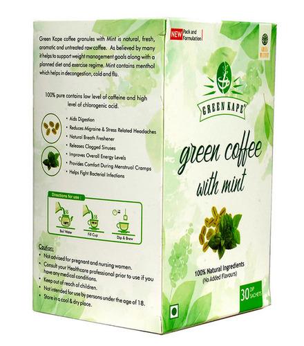 Green coffee with mint (Dip Sachets)