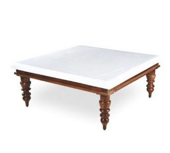 Turin Center Table With Onyx Top 3636
