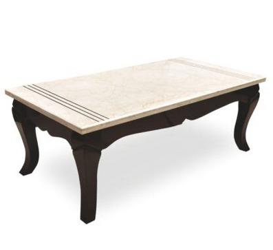 BC Center Table with Wooden Base and Inlay 4824