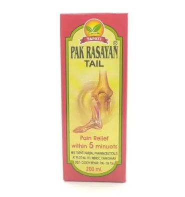 PAK RASAYAN TAIL 200 ML For PAIN RELIEF WITHIN 5 MINUETS PACK OF 1