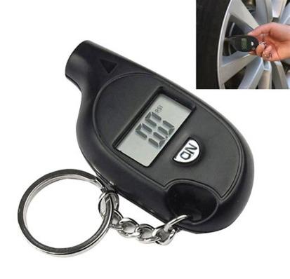 Car Mini Tyre Pressure Guage in a Keychain