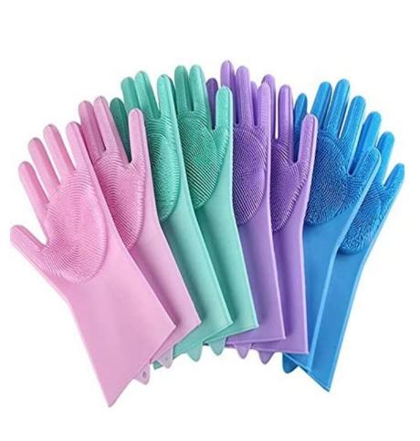 iGADG Kitchen Silicon Cleaning Gloves | 160 Gms