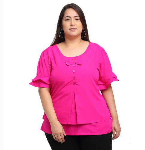 Pink Casual Top for Women