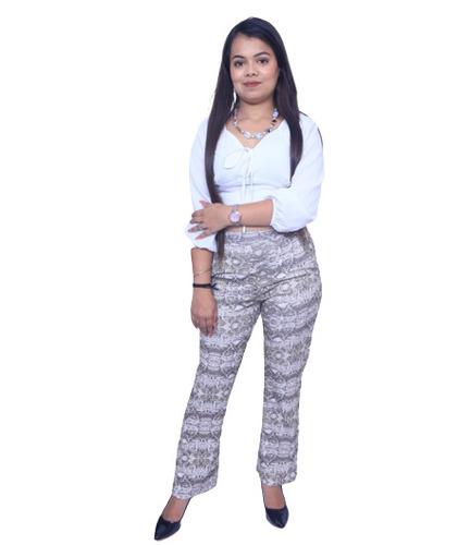 Printed Knitted Trouser