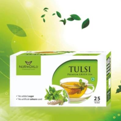 Green Tea Tulsi 25s + Tulsi Drops Free