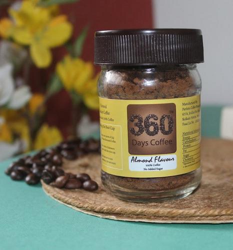 360 Days Coffee Almond Jar 25gm