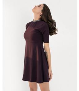 TIARA CUT OUT SKATER DRESS