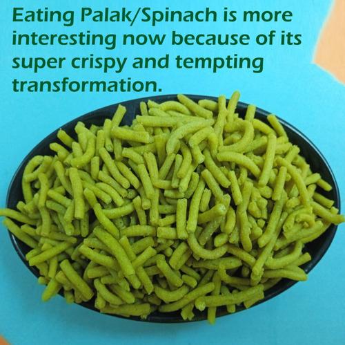 Palak / Spinach  Roasted Bhujiya