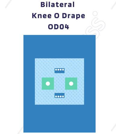 Bilateral Knee O Drape