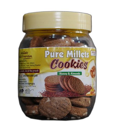 Pure Millets Cookies,(Oats, Bajara and Ragi with Honey & Almond) 