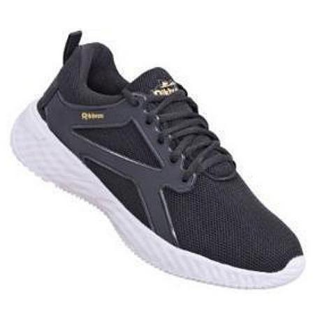 Riko-15 Black And Golden Mens Sports Shoes
