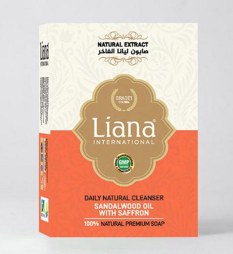 Liana International Sandalwood Oil with Saffron Soap