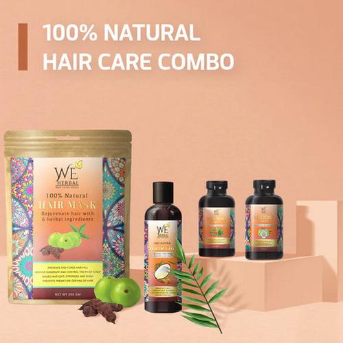 100% Natural Hair Care Combo