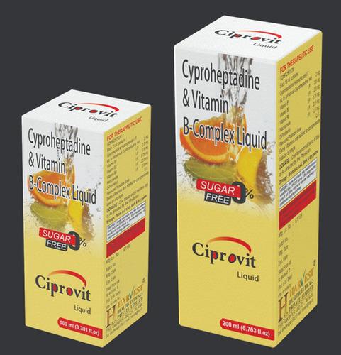 Ciprovit Liquid, Cyproheptadine And Vitamin B Complex Liquid