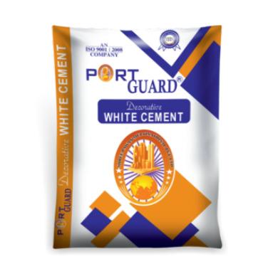 Port Guard Decorative White Cement