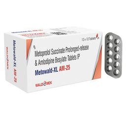 Metoprolol Succinate Prolonged Release And Amlodipine Besylate Tablets IP