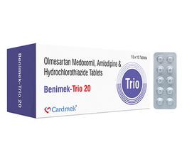 Olmesartan Medoxomil Amlodipine And Hydrochlorothiazide Tablets
