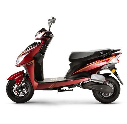 Power+ Maroon Electric Scooter