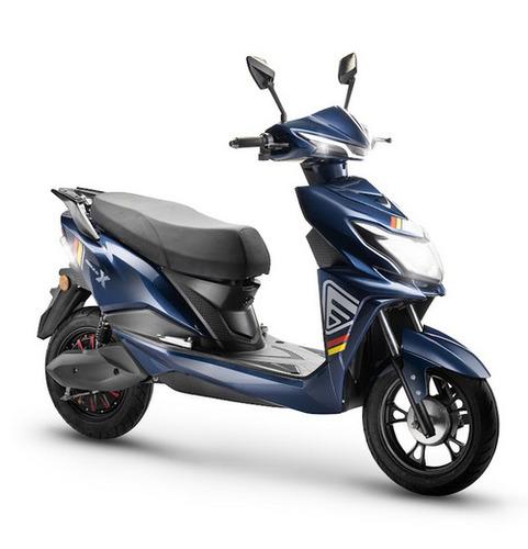 Power+ Blue Electric Scooter