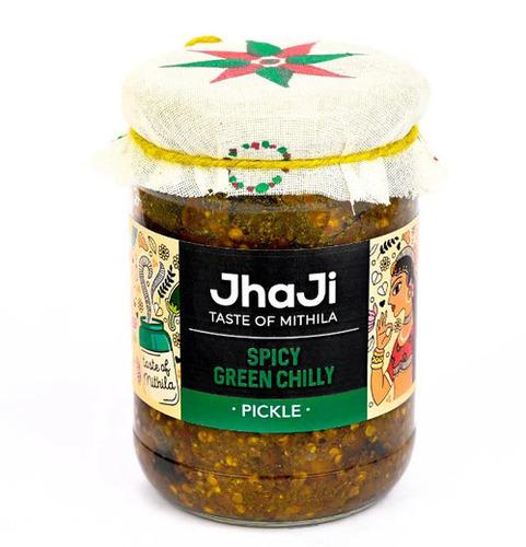 Spicy Green Chili Pickle