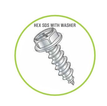 HEX SDS With Washer