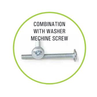 Combination with Washer Machine Screw